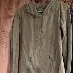 Olive Green Women's Hoodie by gap body and black with purple trim gap body tops